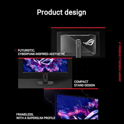 Image of ROG Strix OLED XG27AQDMES Gaming Monitor (27 Inch (26.5 Inch Visible) 1440p QD-OLED, 240Hz, 0.03ms, Neo Proximity Sensor, ASUS OLED Care Pro, G-SYNC Compatible, 99% DCI-P3, DisplayWidget Center)