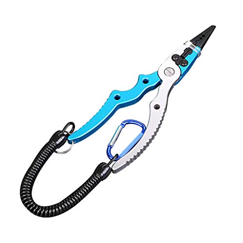 CapsA Fishing Pliers, Fish Lip Gripper Multi-Function Pliers Set,Braid Cutters Split Ring Pliers