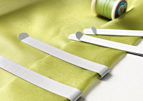 Ruco V178 - Pinzas para Sujetar el Dobladillo (10 Unidades), Color Blanco