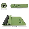 Alsiebzi-Yoga-Mat-6mm-Non-Slip-TPE-Yoga-Mat-with-Carrying-Strap-Eco-Friendly-Fitness-Exercise-Mat-Workout-Mat-for-Yoga-Pilates-and-Floor-Exercises Alsiebzi Yoga Mat, 6mm Non-Slip TPE Yoga Mat with Carrying Strap, Eco Friendly Fitness Exercise Mat, Workout Mat for Yoga, Pilates and Floor Exercises (Green+black)