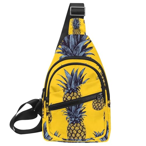 Bolso cruzado Banana ajustable de 30x18cm para hombres y mujeres en color multicolor 13
