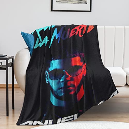 Anuel Aa Fleece Blanket Super Soft Fuzzy Warm Cozy...