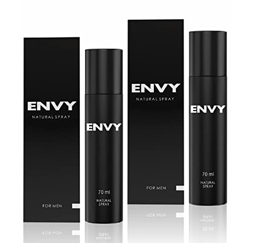 ENVY Natural Spray Perfume For Men - 70ML, Pack of 2 |Premium & L...
