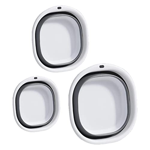 Halatua Vasca per Biancheria Pieghevole - Vasca per Lavare i Piatti Portatile | Vaschetta Pieghevole per Lavare i Piatti, Campeggio, Escursionismo, Pesca, 3 Diverse Misure salvaspazio