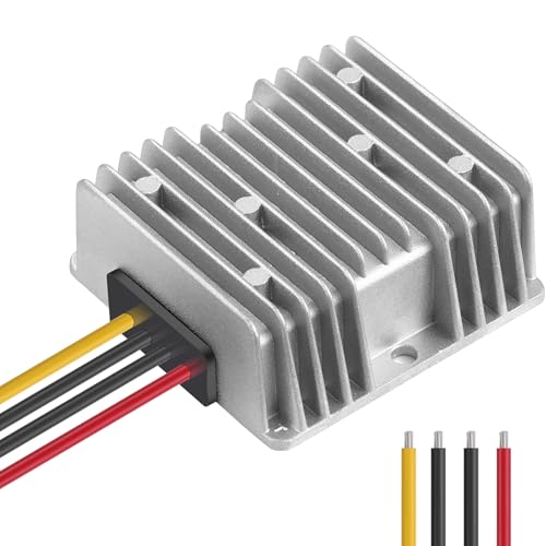 18V/20V to 12V Step Down Voltage Converter, 12V 15A DC Voltage Reducer Transformer, 180W Inverter Automatic Buck Converter Regulator for Golf Cart DIY RC Car