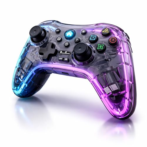 Image of PunnkFunnk Gaming Controller Lite Wireless Bluetooth Gamepad for Android, iOS, PC & Smart TV with Turbo Function, Ergonomic Grip, Rechargeable Battery (X1 Pro Wireless)