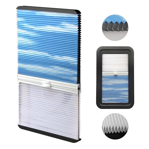 CHOOSEU Thin Shade Ready for RV Window, RV Window Replacement for Lippert Prepped Entry Door, 12