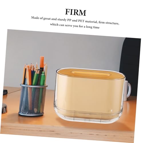 Mini caneca de basura blanca rectangular para escritorio miniatura 3