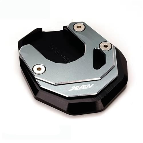 �̂��߂� X-ADV750 2017-2024 �I�[�g�o�C CNC �A�N�Z�T���[�T�C�h�X�^���h�L�b�N�X�^���h���L�p�b�h�L�[�z���_�[ �o�C�N �X�^���h�v���[�g(2021-2024 Grey)