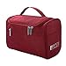 Produktbild Geagodelia Kulturtasche zum Aufhängen Großer Kulturbeutel für Damen Herren Frauen Männer wasserdichte Kosmetiktasche Kosmetikbeutel Waschtasche für Reise Urlaub FB19024 (Rot)