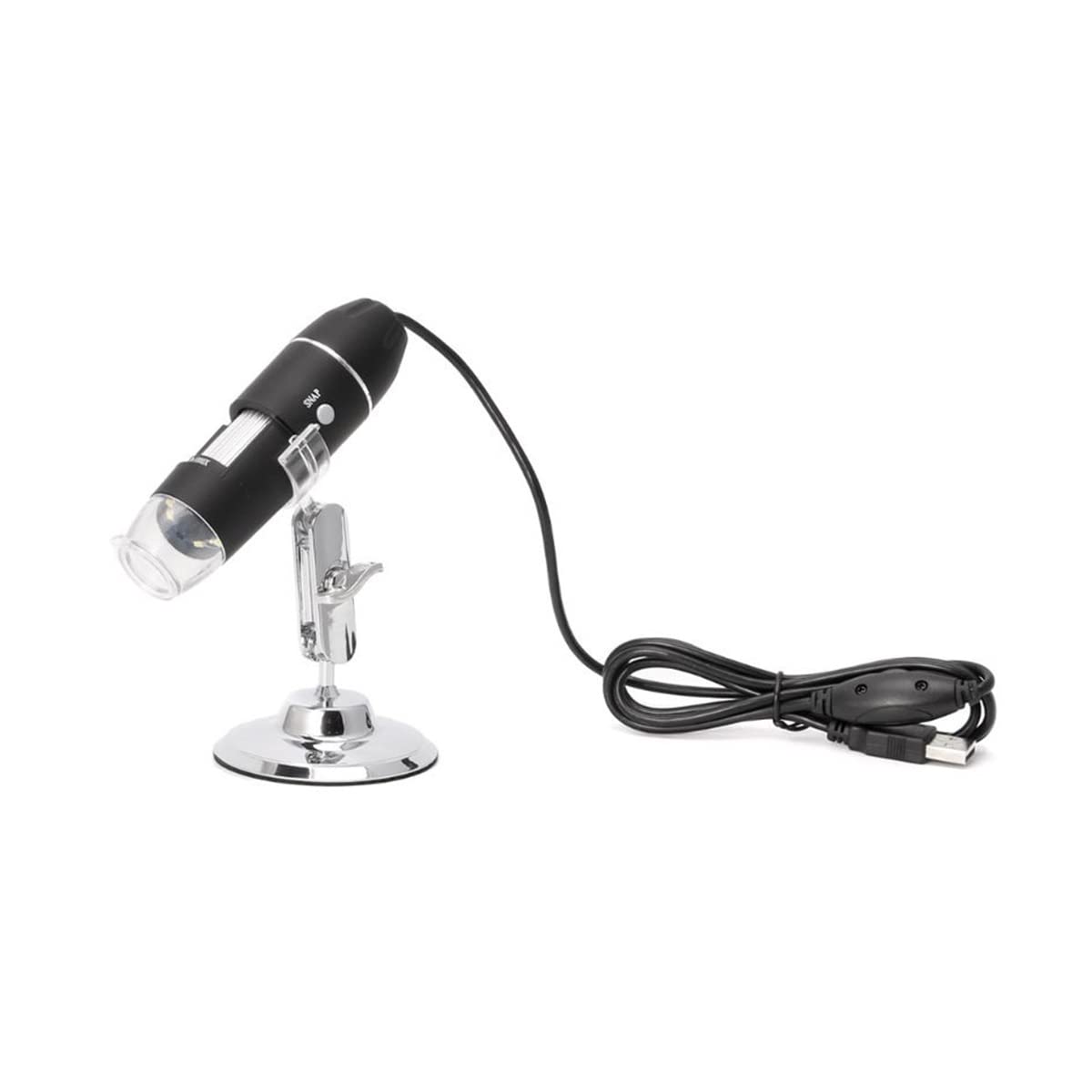 Microscope numérique 1600X zoom puissant et loupe 8 LED