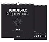  Foto-Bastelkalender 2014 schwarz datiert: Do it yourself calendar