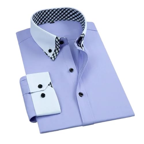 Chemise habillée homme sans repassage manches longues coupe formelle bureau