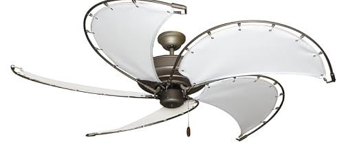 Dan's Fan City Raindance with nautical fabric blades