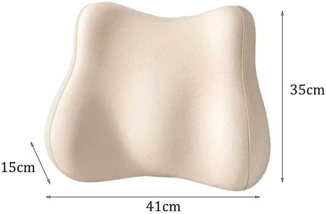 Office Lumbar Support Breathable Polyester Backrest for Long Term Sitting