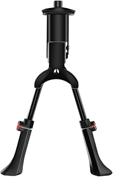 Double Support Bike Leg Kickstand Adjustable Mountain Bike Kickstand For 24 26 27.5 29 Inch Mountain Road Bike Bike Kickstand Center Mount Bike Kickstand Support 24 Inch 26 Inch 29 Inch Mountain