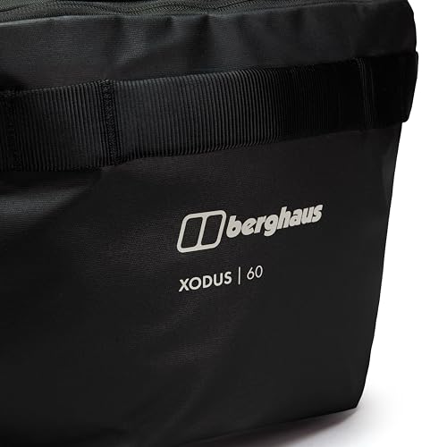Berghaus Unisex Xodus Travel Holdall 60l Bag | Durable | Shoulder Straps, Black/Black, ONESZ - Image 6