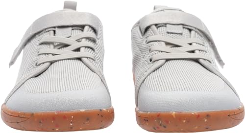 Whitin Kids Wide Barefoot Shoes For Boys Girls Minimalist Wide Toe Box Zero Drop Sneakers Size 3 Big Walking Athletic Training Jogging Gifts Grey Multi 35 thumb #2