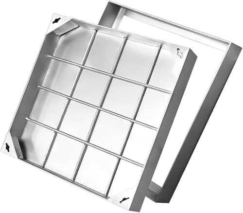 Cadre robuste hauteur 5cm 8cm avec couvercle de trou d'égout encastrable