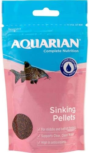 Aquarian Complete Nutrition Aquarium Bottom Feeder Fish Food Sinking Pellets 284g Bag Amazon Co Uk Pet Supplies