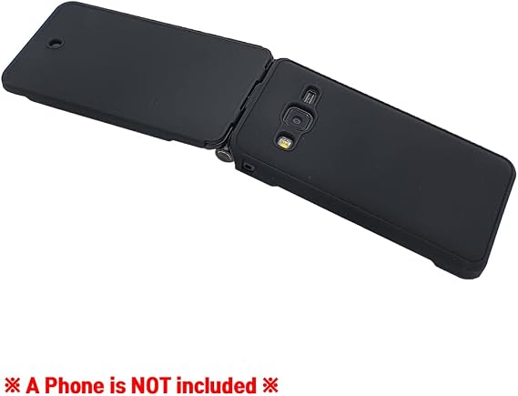 Shockproof Protective Hard Phone Case Protective Cover for Samsung Galaxy Folder 2 SM-G160 / SM-G160N / SM-G1600 / SM-G165N / SM-G1650 Matte Black