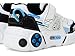 Gametronix 2.0 Sneaker, White/Black/Blue, 1 Little Kid