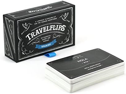 Spanish Flash Cards โ Learn Spanish Vocabulary Words & Phrases โ Basic Language Learning for Beginners โ Travel & Everyday Conversation โ by Travelflips