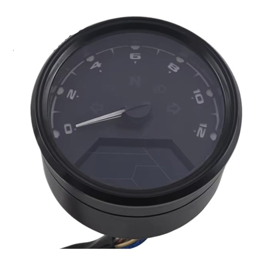 Moto jauge Compteur Compteur De Et Odomètre Numérique Universel pour Moto, pour 2 À 4 Cylindres, Accessoires Tableau Bord