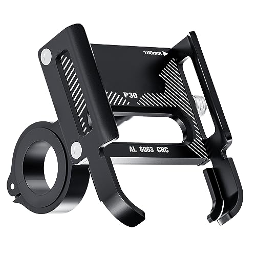 DN DENNOV Handyhalterung Fahrrad Aluminium,360°Drehbar Universal Fahrrad handyhalterung Roller Motorrad Scooter Smartphone Halterung Fahrrad fahrradhandyhalter, Familie