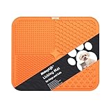 MateeyLife Lick Mat for Dogs X Large, 12''×10'' Lick Pat with Suction Cups for Large Dogs, Dog Food Mats for Anxiety Relief, Dog Enrichment Toys to Keep Them Slow Feeder, Cat Licking Matt for Bathing