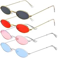 Gafas de Sol Retro ¡Ovaladas para Mujer, Gafas de Sol Vintage