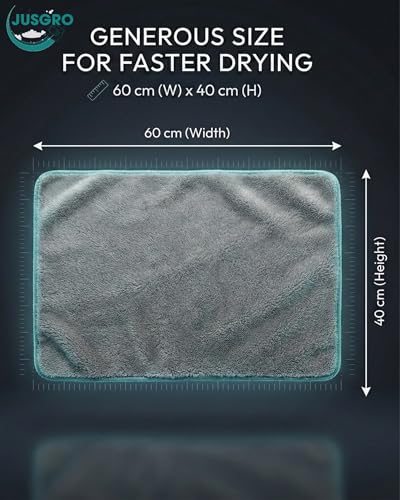 Image of Microfiber Cleaning Cloth for Car - 1200 GSM | Twisted Loop Super Absorbent Towel | Car Washing Clothes & Duster for Car Cleaning | Ideal for Maintaining Car Dashboard | Lint Free Cloth
