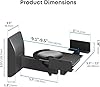 PUTORSEN Universal Speaker Wall Bracket, Dual Side Clamping Speaker Wall Mount Swivel Tilt Adjustable for Large Surrounding Sound Speakers, Hold up to 15kgs Each, Black #1