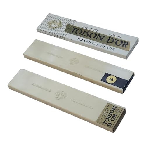 Coisas do Passado, 3 Estojos Grafite Minas 2.5mm Koh I Noor Toison Dor 3b 4b 5b