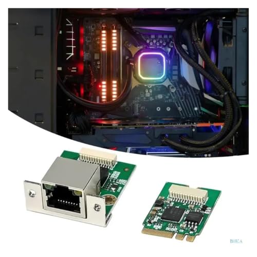 M.2 A+E 2.5Gbps Tarjeta de Red para Servidor Puerto Cable Soporta I225 I226 Chipset Adaptador para Uso Industrial miniatura 3
