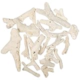 Garneck Piedra de acuario de material de filtración, piedra decorativa de paisaje para decoración de peceras, piedras sintéticas de 500 g para grava de acuario