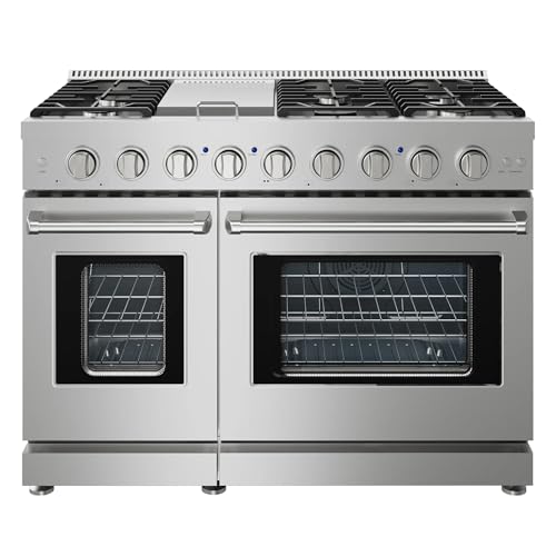 GarveeHome 48 in. 7.0 cu. ft. Full Gas Freestanding Range 6