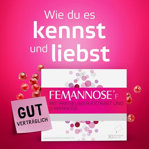 FEMANNOSE® F | D-Mannose & Preiselbeer-Extrakt | Trinkgranulat | 30 Sachets – Ansicht 2