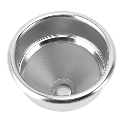 Cesta de filtro IMS para 58 mm Porta Ridgeless (22G) 58 mm Cesta portafilter Cesta de filtro de café cónica de malla fina de acero inoxidable para doble portafilter E&B NT Double