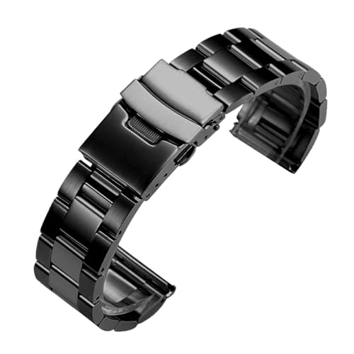 Bracelet en acier inoxydable massif au quotidien pour montre sport homme