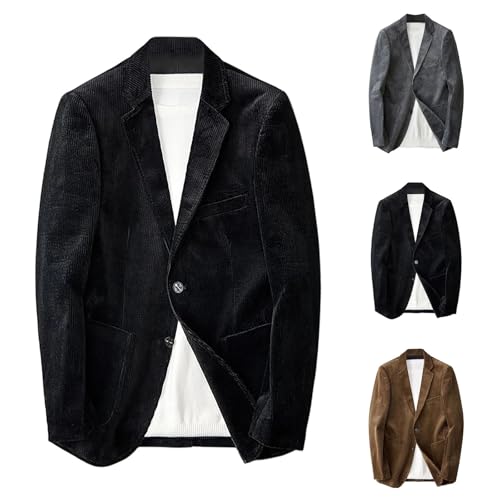 Men's Suit Jacket Long Sleeve Lapel Button Print With Pocket Slim Fit Business Commuter Daily Outerwear2