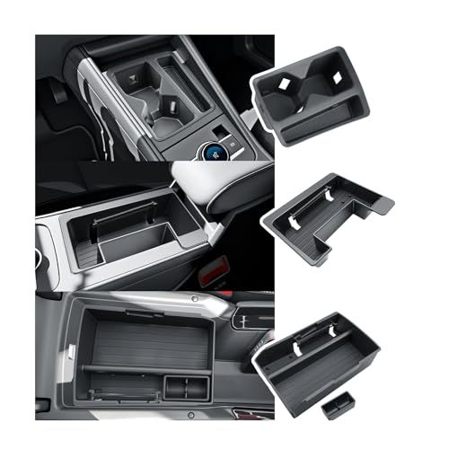 BIBIBO 3Pack for 2025 2026 VW Tiguan Center Console Organizer 2025+ Tiguan (S, SE, SE R-Line Black, SEL R-Line) Central Console Tray +Cup Holder 2025 VW Tiguan Insert Organizer 2025-2026 Tiguan