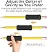 Writing Aid Grips: 4 Weighted Silicone Grips Suitable for Kids, Adults, and All