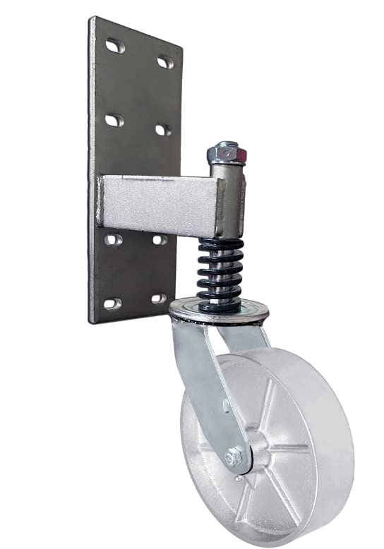 Caster HQ 6 Heavy Duty Spring Loaded Gate Caster (Semi-Steel)