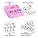Yolscue Montessori Matching Letter Games,Educational Toys for 3-8 Year Olds Boys Girls,Alphabet Learning Toys for Kids Ages 3-8 Years,Birthday Party Gifts for 3-8 Year Olds Boys Girls(Pink)