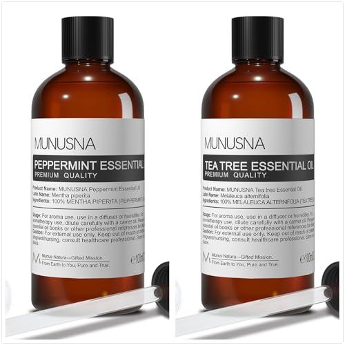 Aceite Esencial de Menta y Árbol de Té para Aromaterapia