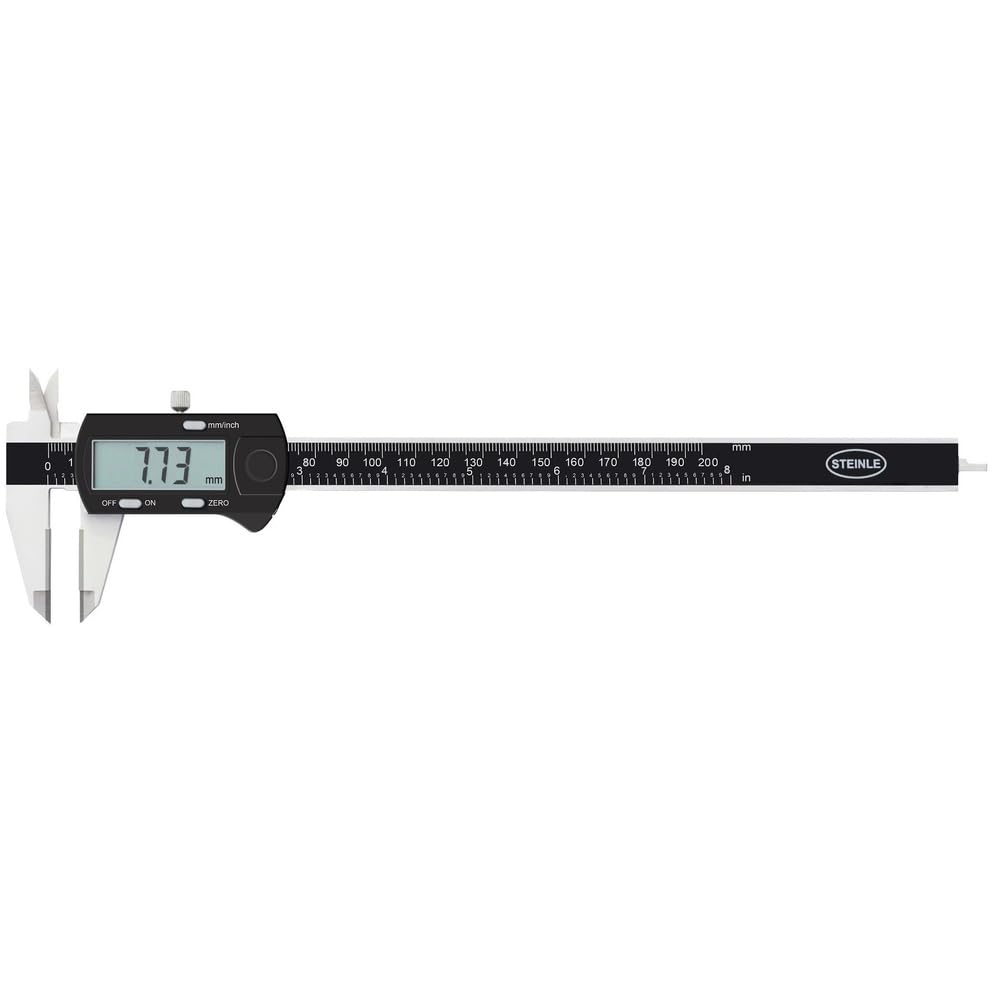 STEINLE 1321 Meßschieber Messschieber digital Schieblehre Hartmetall 200 mm