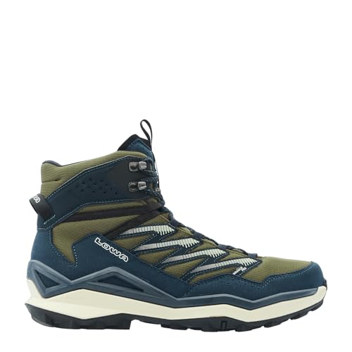 LOWA Botas medianas MADDOX PRO GTX MID, azul marino oliva, 48.5 EU