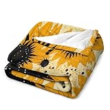 Zoom IMG-1 ecwecc coperta sunflower flanella 180x200cm