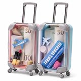 2er Mini Koffer Geschenkbox für Geldgeschenke, Reisekasse & Reisegutschein